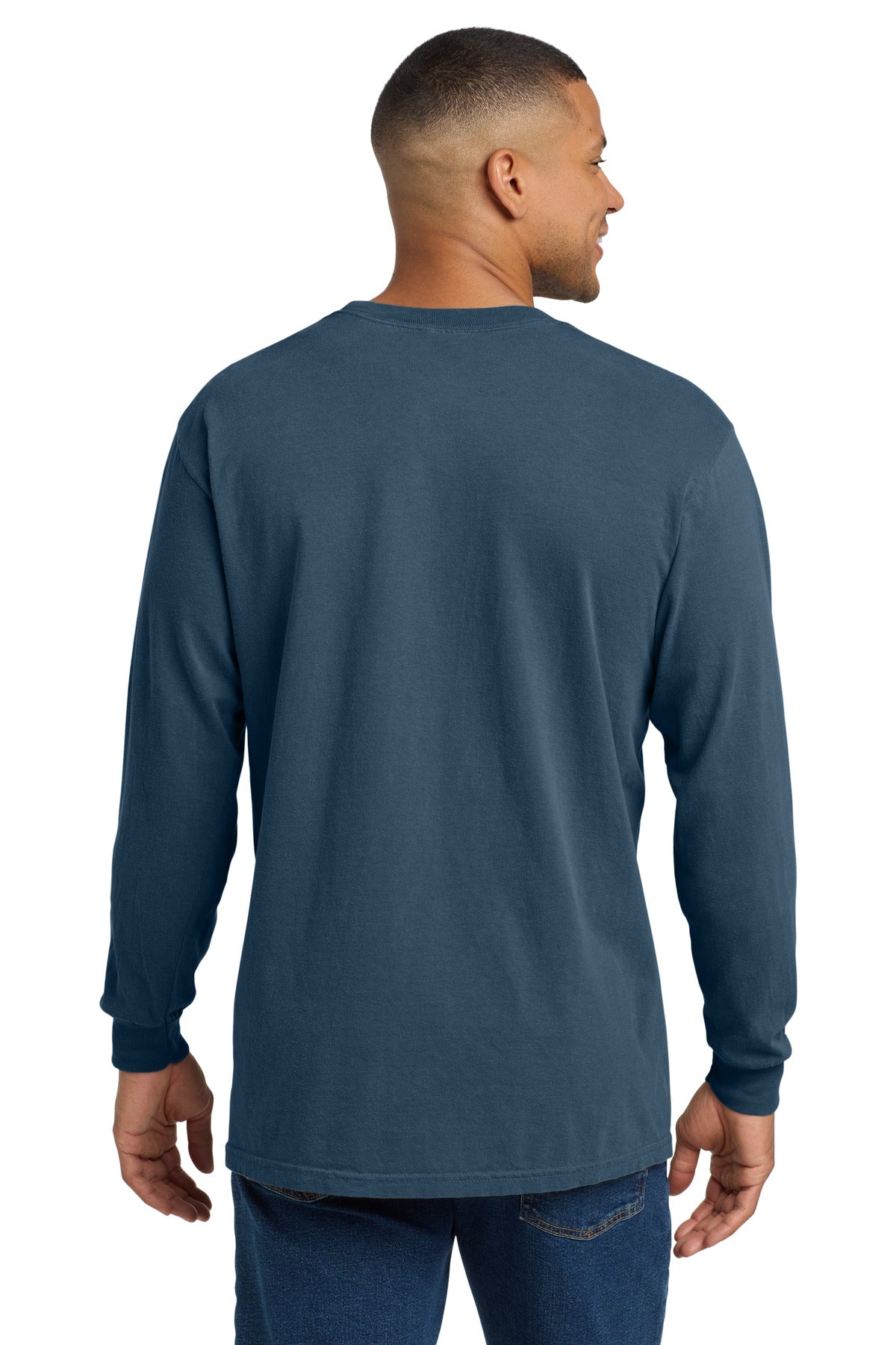 COMFORT COLORS  Heavyweight Ring Spun Long Sleeve Pocket Tee 4410