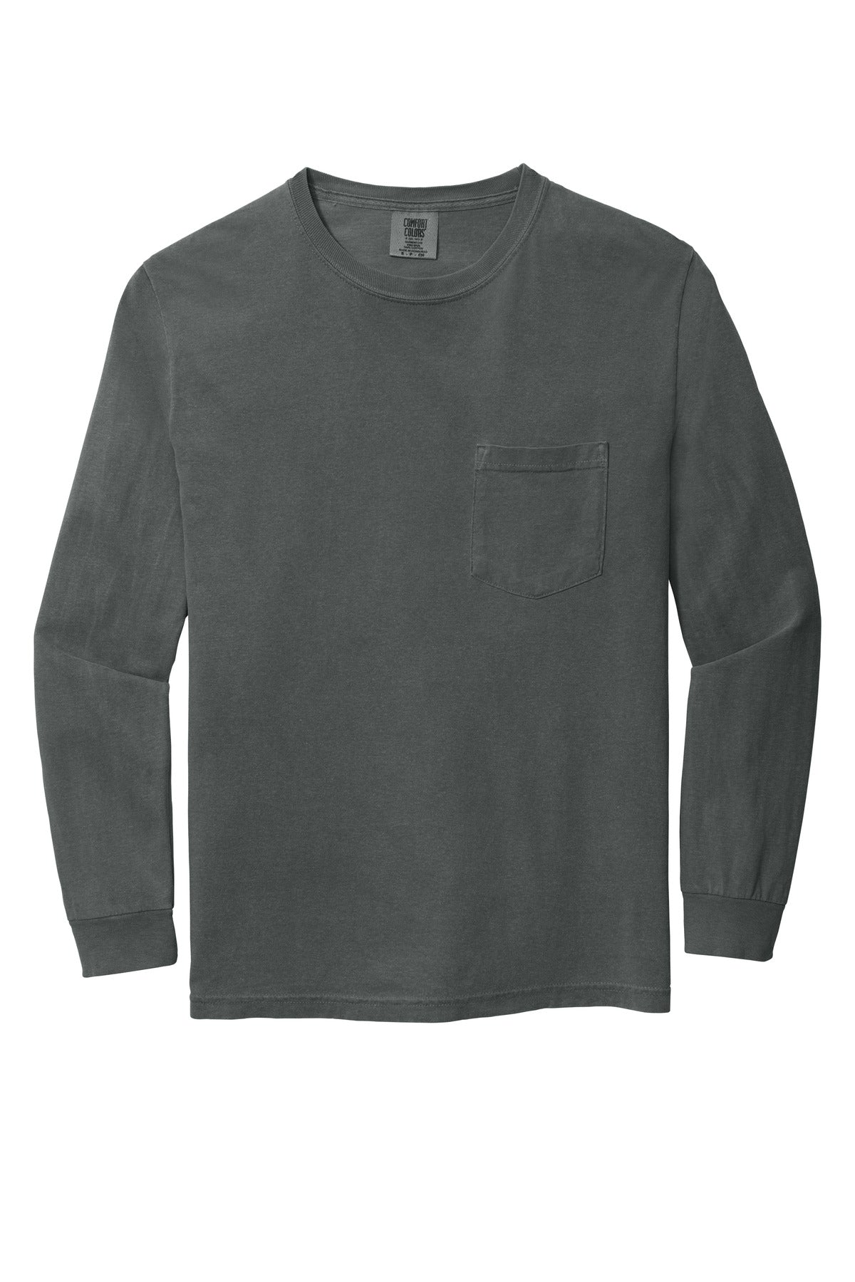 COMFORT COLORS  Heavyweight Ring Spun Long Sleeve Pocket Tee 4410