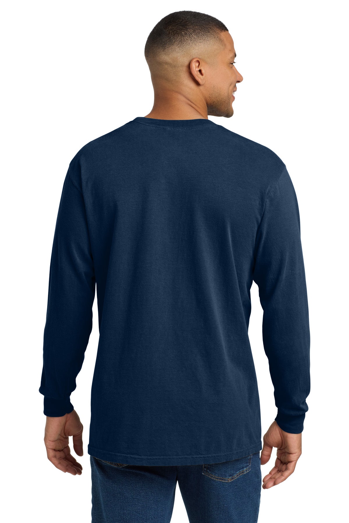 COMFORT COLORS  Heavyweight Ring Spun Long Sleeve Pocket Tee 4410