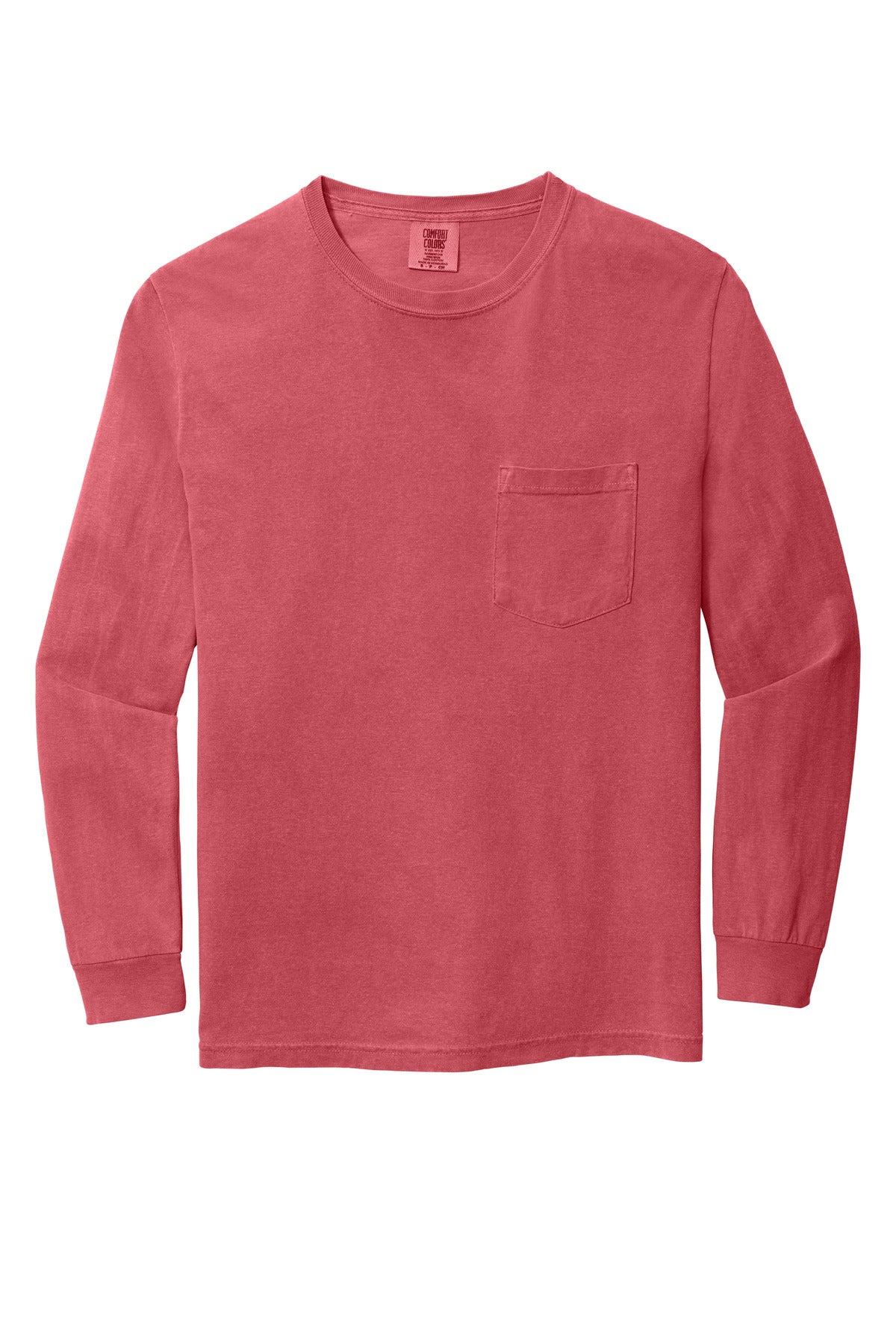 COMFORT COLORS  Heavyweight Ring Spun Long Sleeve Pocket Tee 4410
