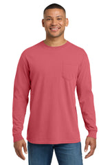 COMFORT COLORS  Heavyweight Ring Spun Long Sleeve Pocket Tee 4410