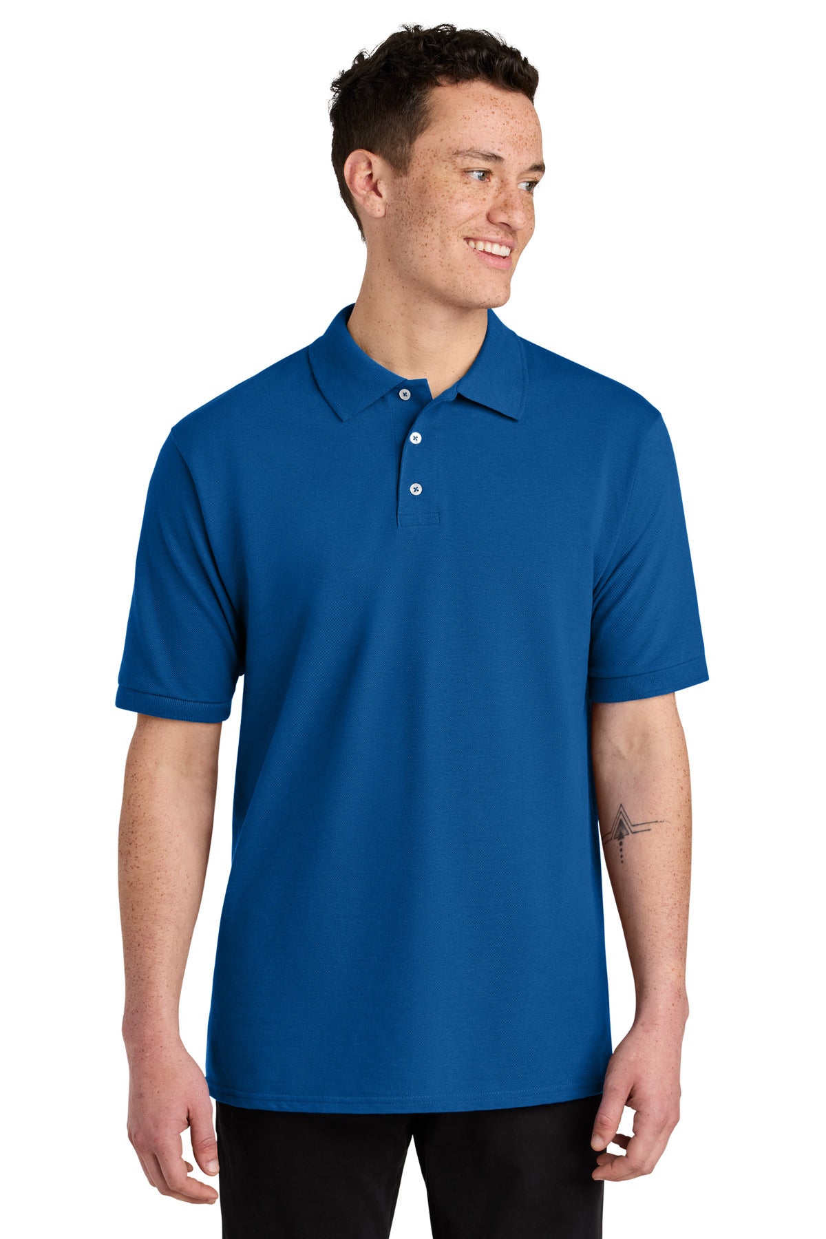 Jerzees Unisex Premium Ring Spun Cotton Pique Sport Shirt 443M