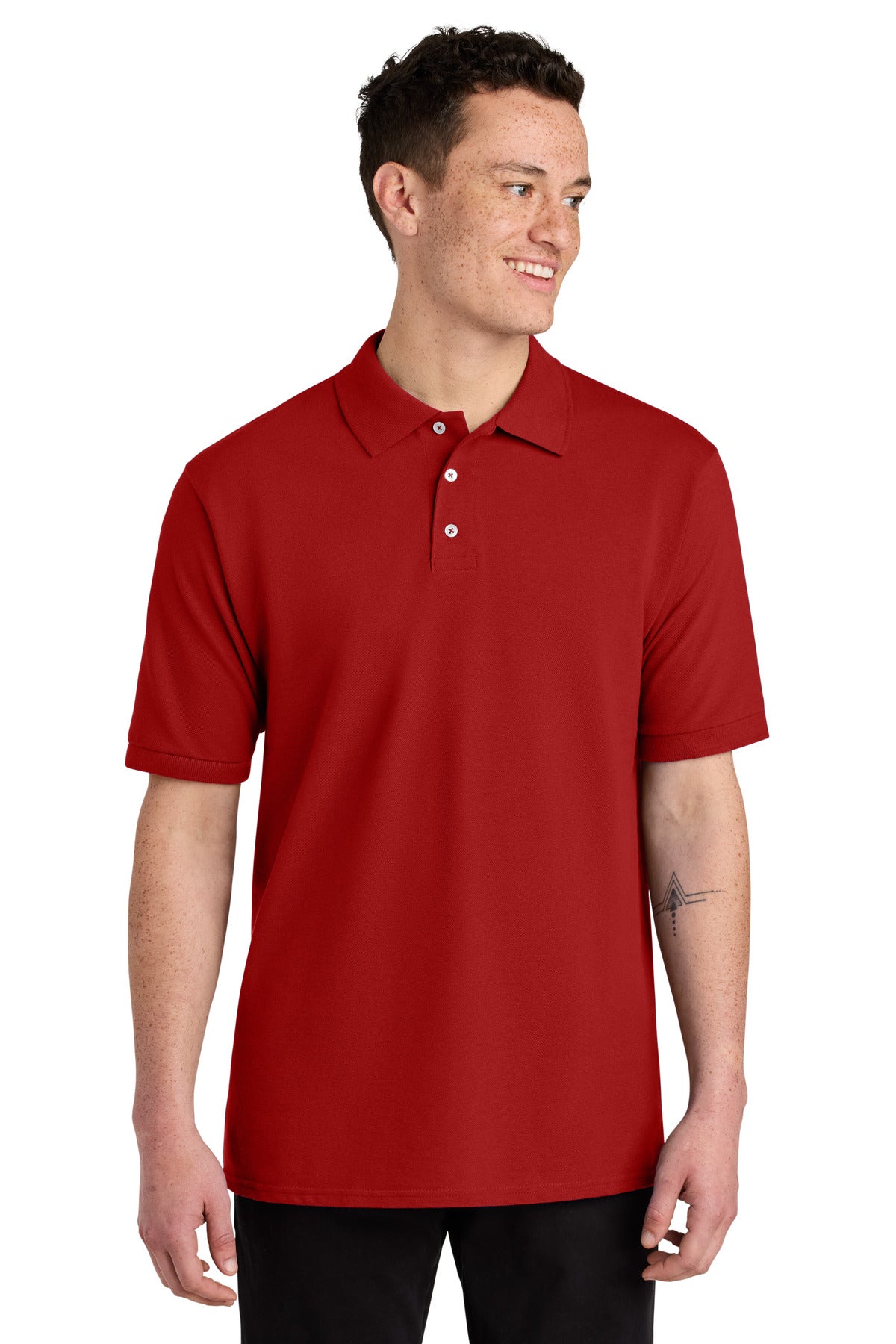 Jerzees Unisex Premium Ring Spun Cotton Pique Sport Shirt 443M