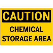 Caution - Chemical Storage Area
