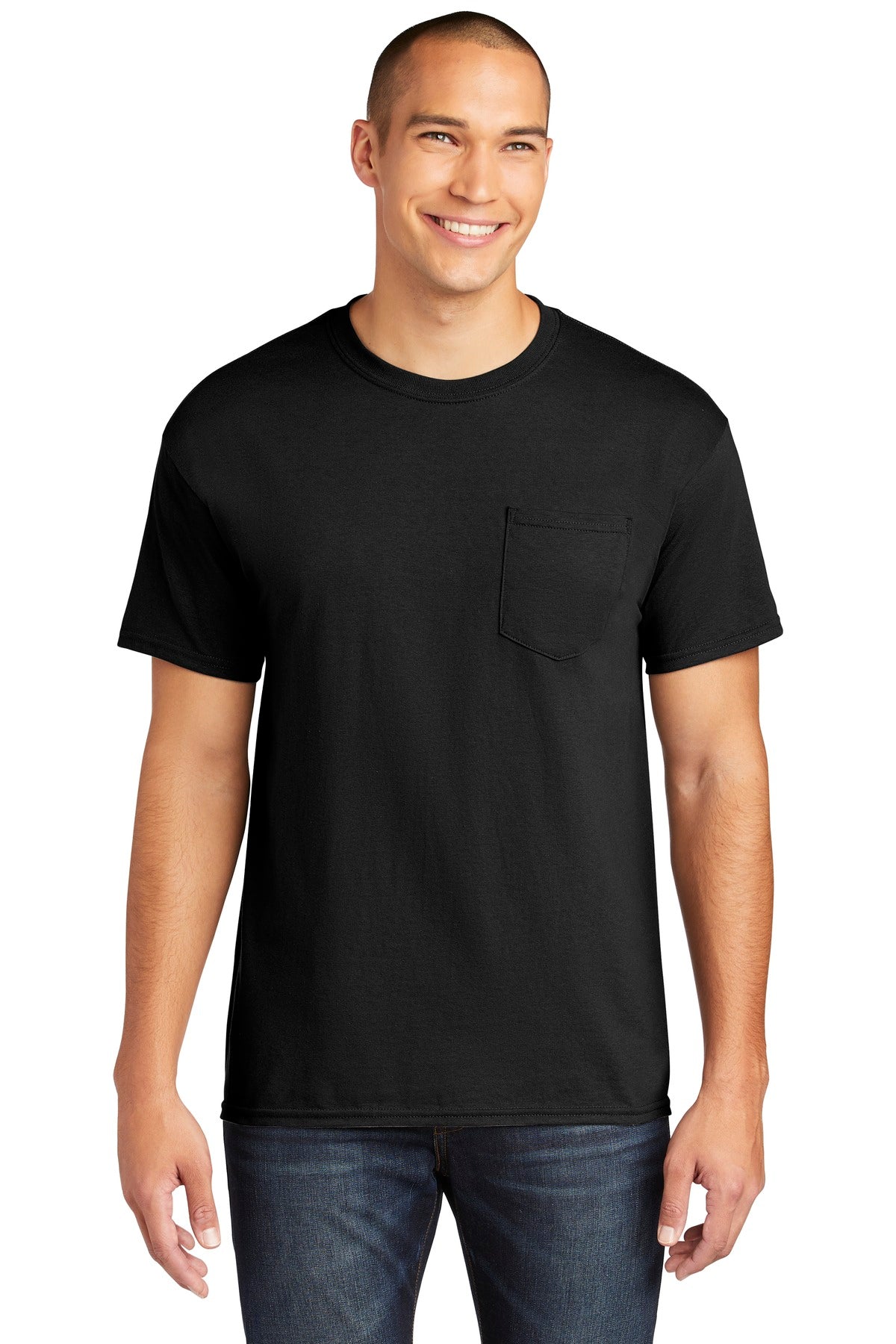Gildan  Heavy Cotton  100% Cotton Pocket T-Shirt 5300