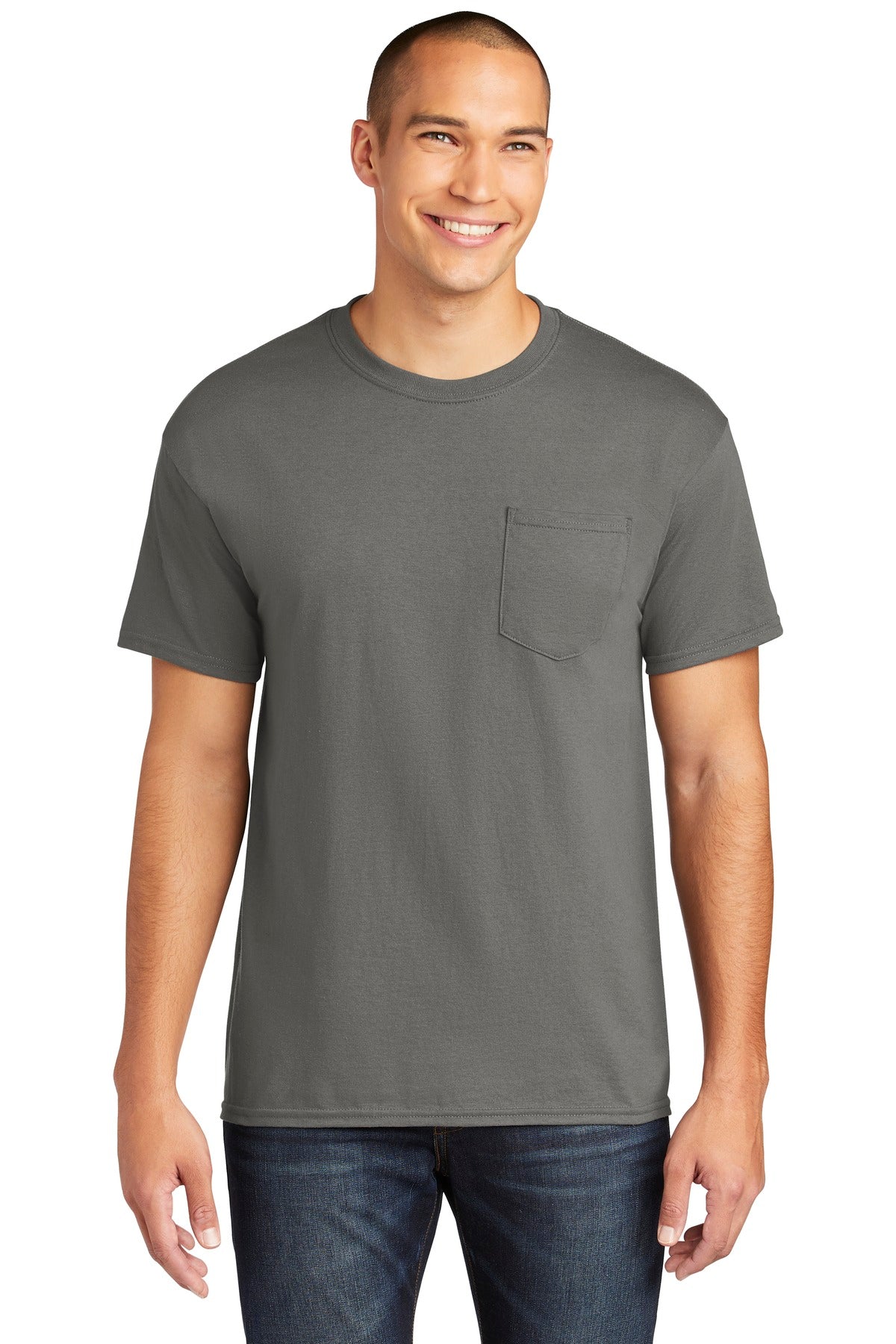 Gildan  Heavy Cotton  100% Cotton Pocket T-Shirt 5300