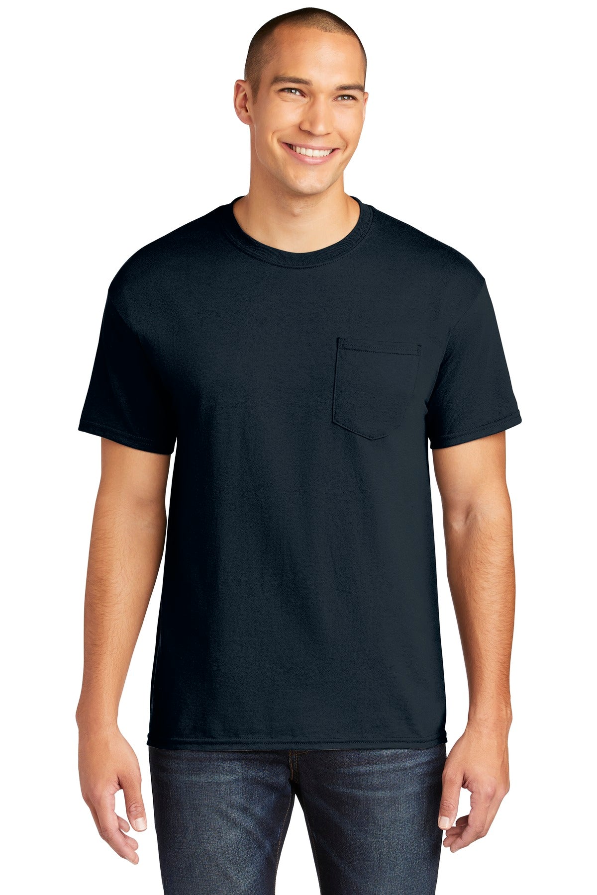 Gildan  Heavy Cotton  100% Cotton Pocket T-Shirt 5300