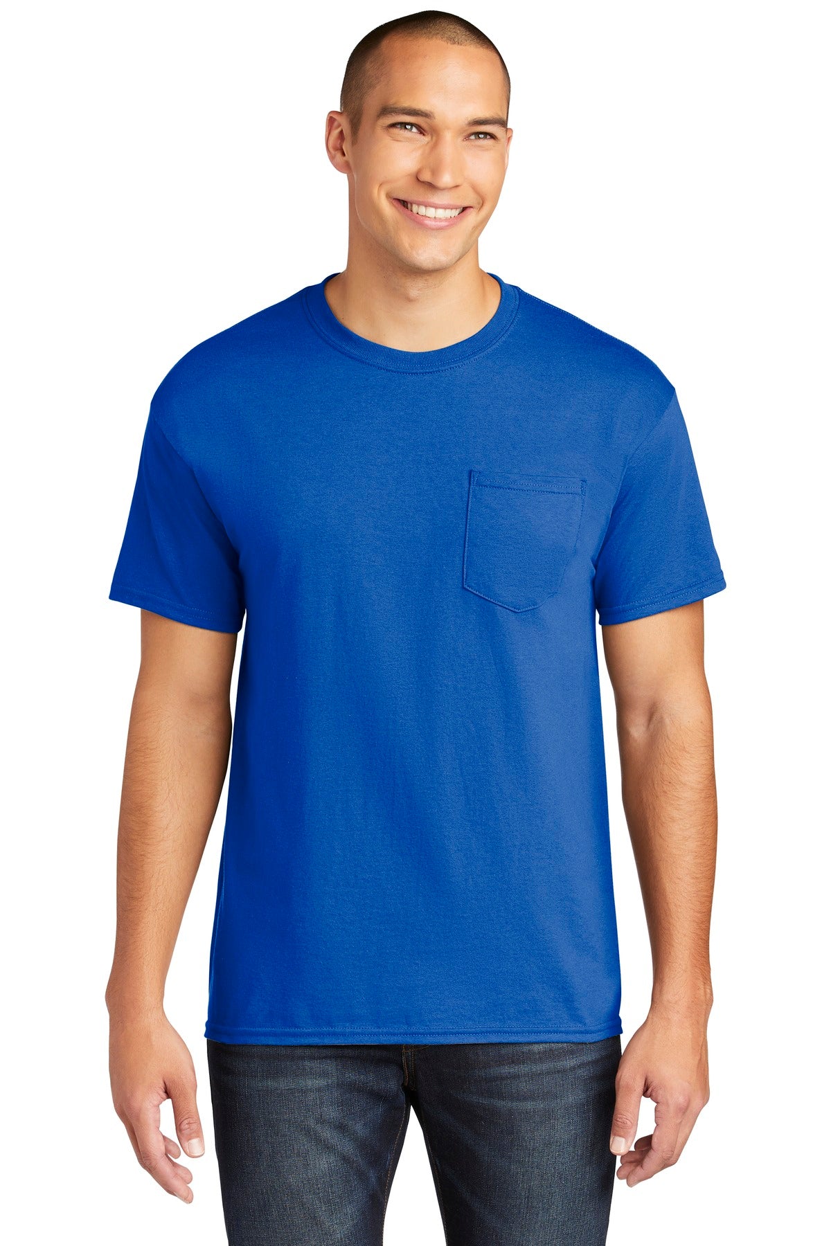 Gildan  Heavy Cotton  100% Cotton Pocket T-Shirt 5300