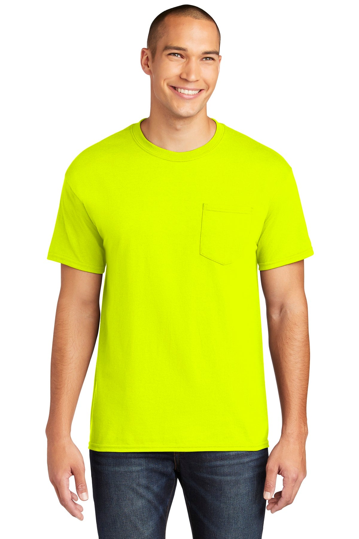 Gildan  Heavy Cotton  100% Cotton Pocket T-Shirt 5300