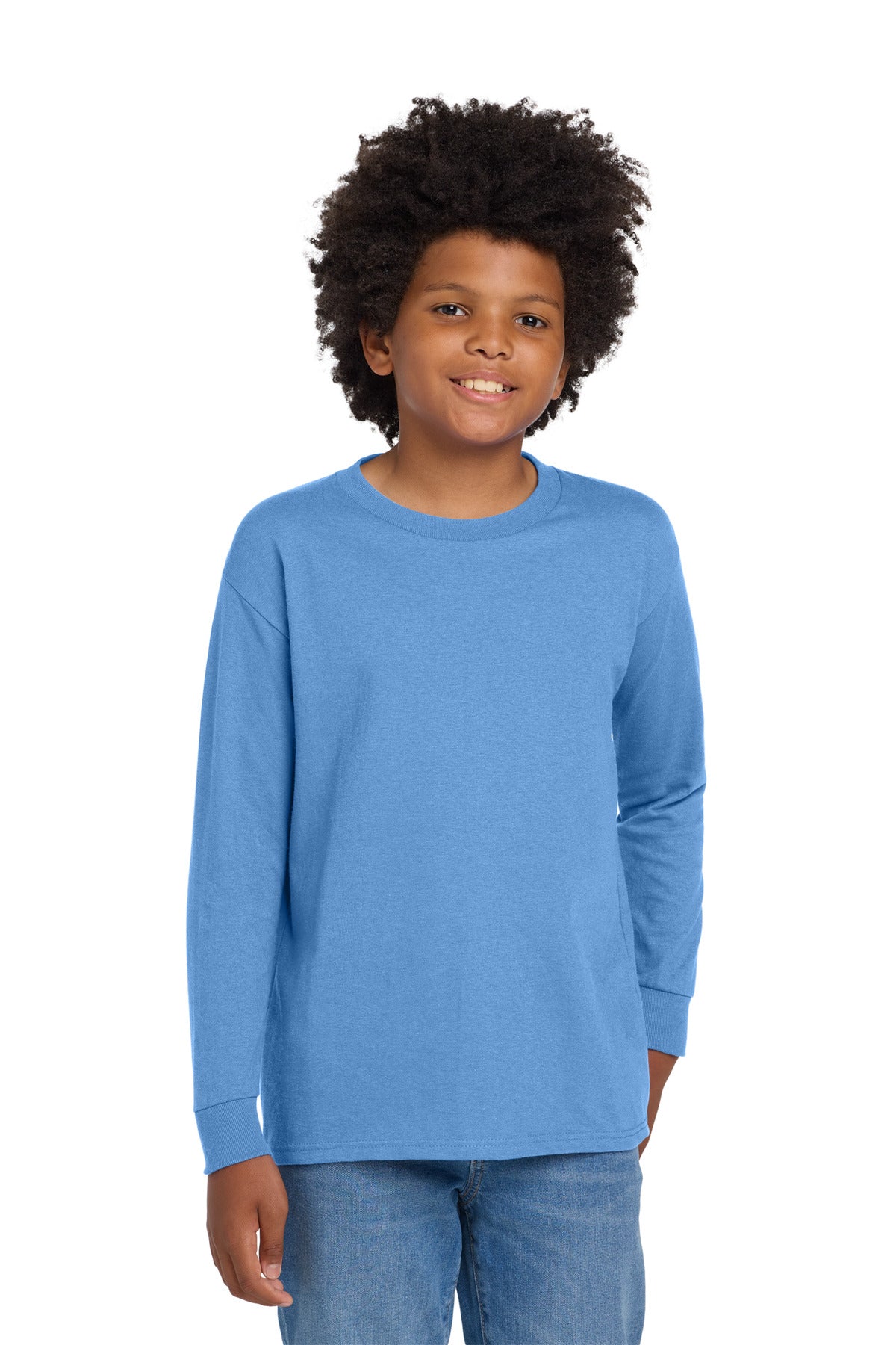 Gildan Youth Heavy Cotton 100% Cotton Long Sleeve T-Shirt 5400B