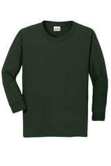 Gildan Youth Heavy Cotton 100% Cotton Long Sleeve T-Shirt 5400B