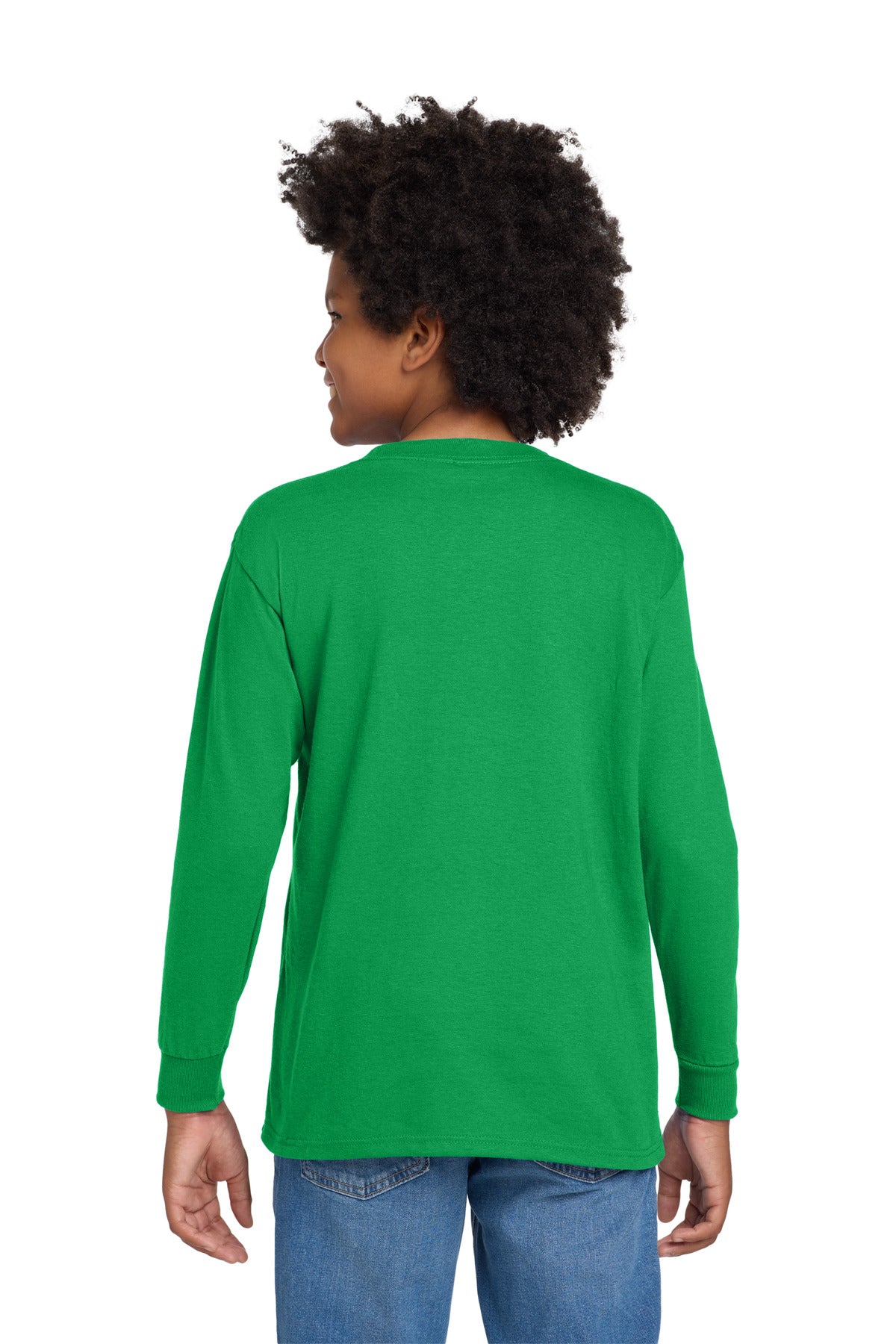 Gildan Youth Heavy Cotton 100% Cotton Long Sleeve T-Shirt 5400B