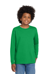 Gildan Youth Heavy Cotton 100% Cotton Long Sleeve T-Shirt 5400B
