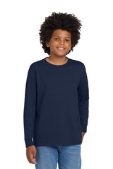Gildan Youth Heavy Cotton 100% Cotton Long Sleeve T-Shirt 5400B