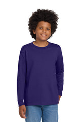 Gildan Youth Heavy Cotton 100% Cotton Long Sleeve T-Shirt 5400B