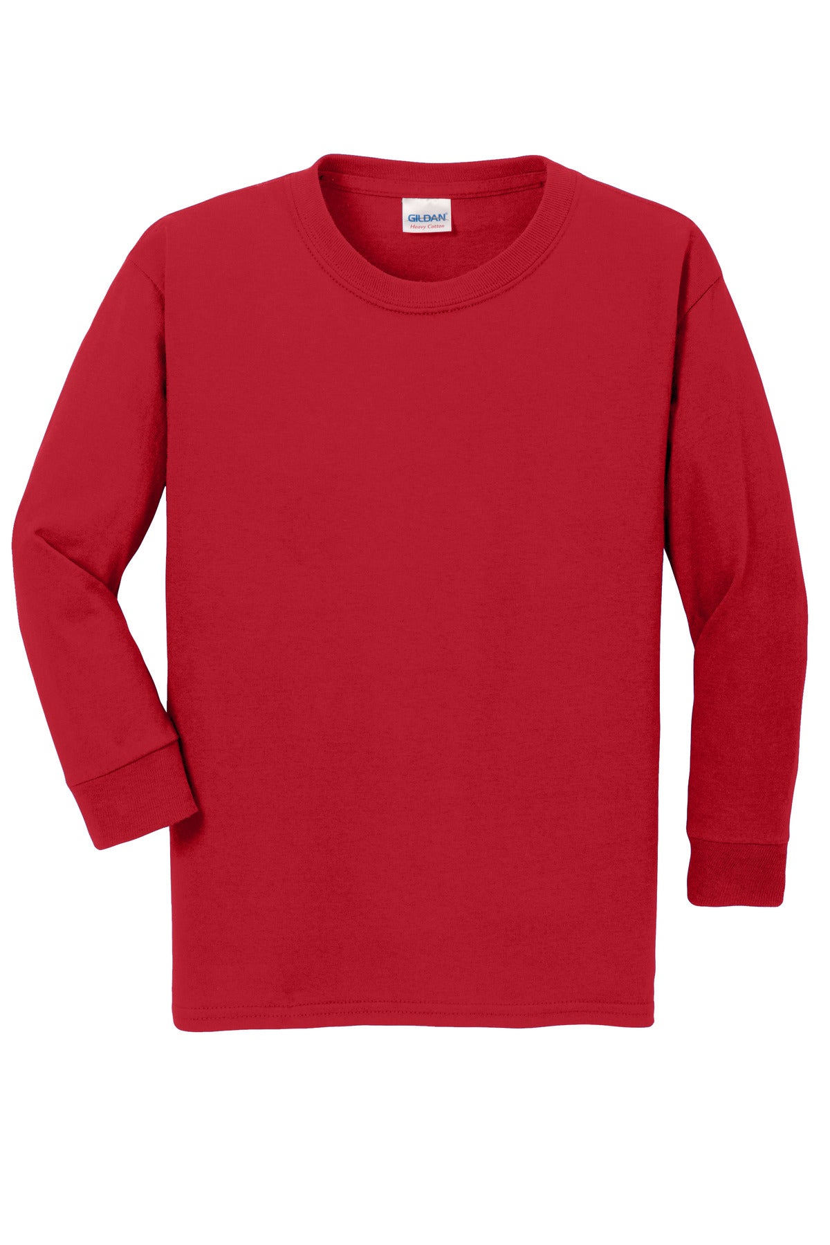 Gildan Youth Heavy Cotton 100% Cotton Long Sleeve T-Shirt 5400B