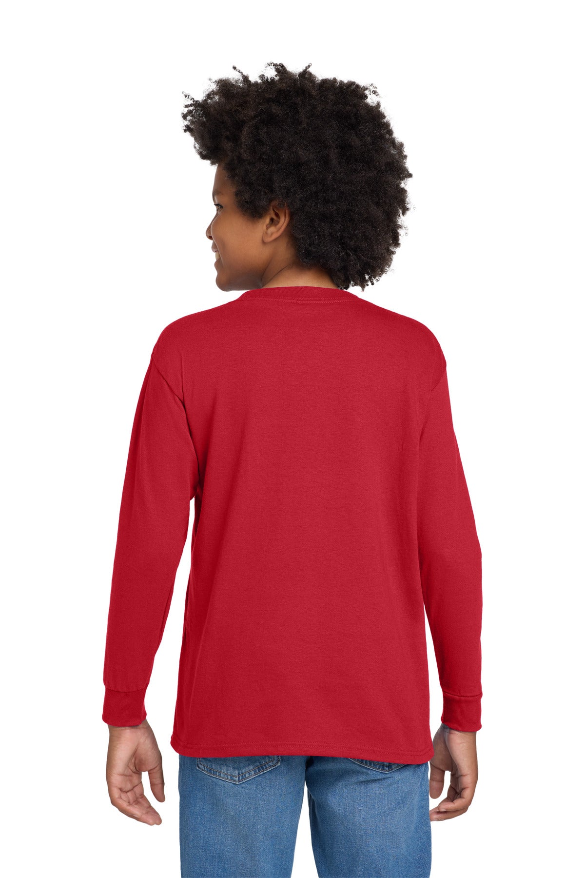 Gildan Youth Heavy Cotton 100% Cotton Long Sleeve T-Shirt 5400B