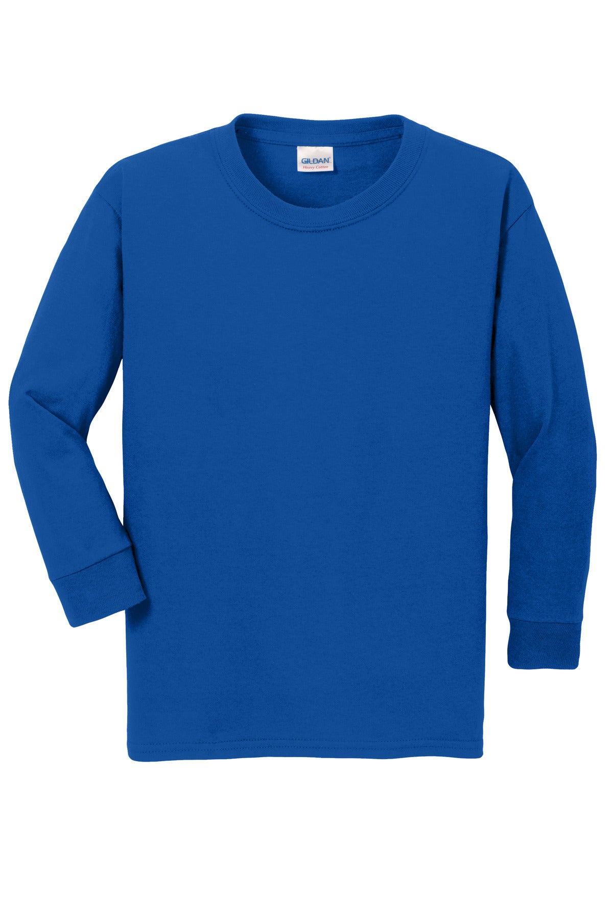 Gildan Youth Heavy Cotton 100% Cotton Long Sleeve T-Shirt 5400B