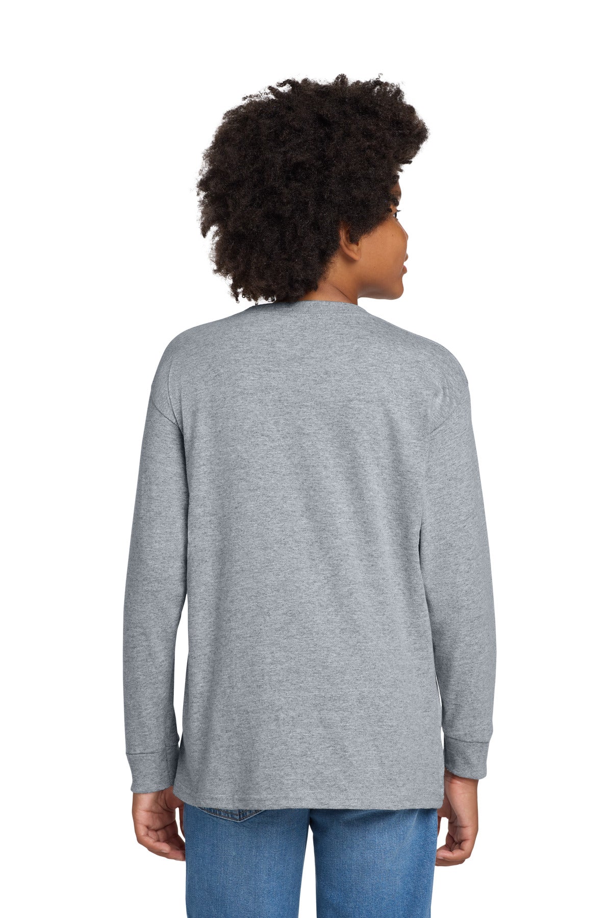 Gildan Youth Heavy Cotton 100% Cotton Long Sleeve T-Shirt 5400B
