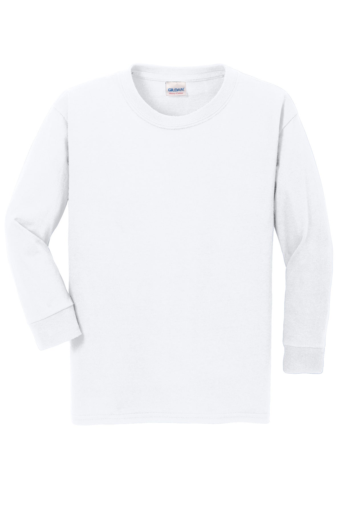 Gildan Youth Heavy Cotton 100% Cotton Long Sleeve T-Shirt 5400B