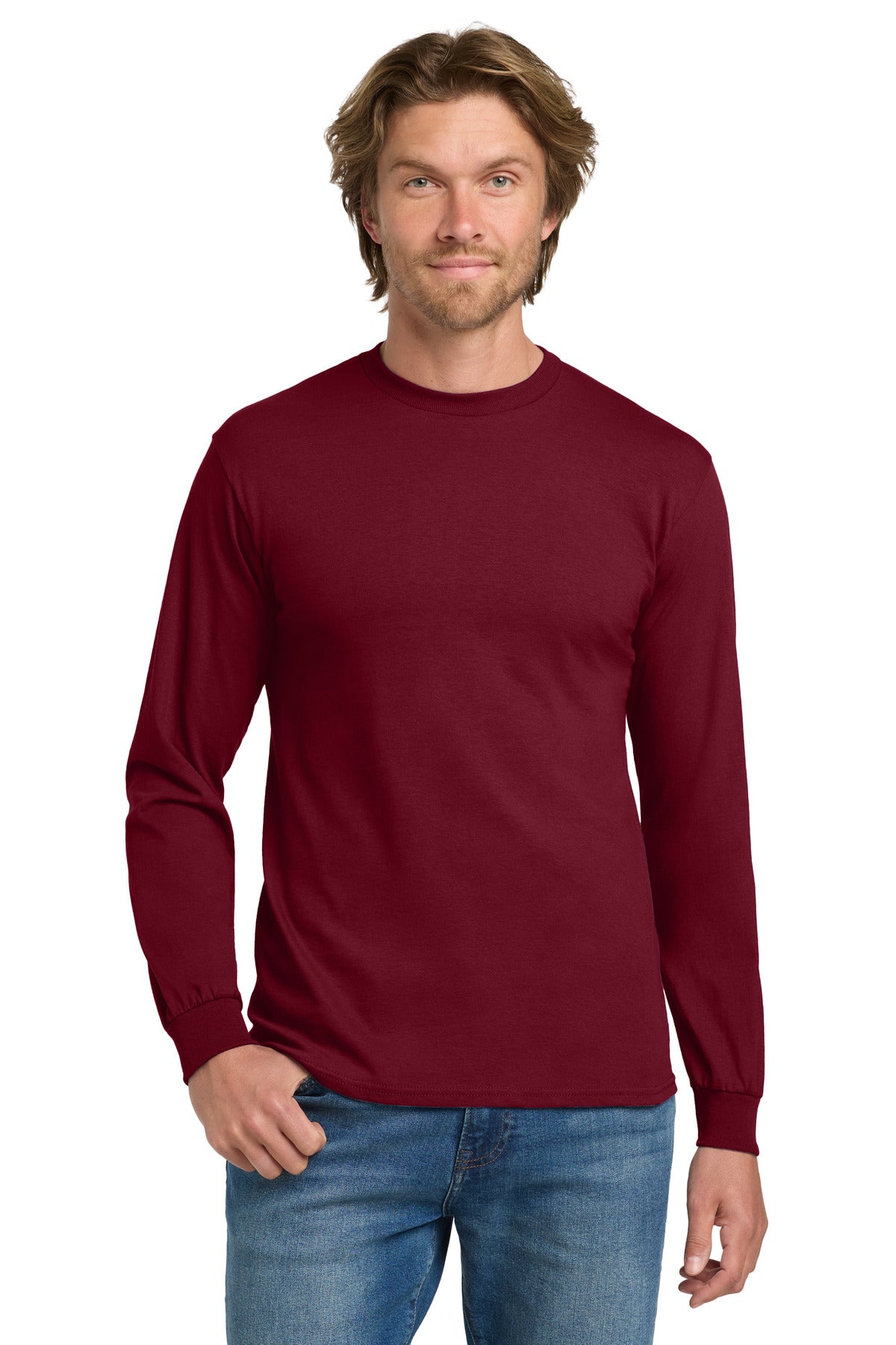 Gildan Heavy Cotton 100% Cotton Long Sleeve T-Shirt 5400