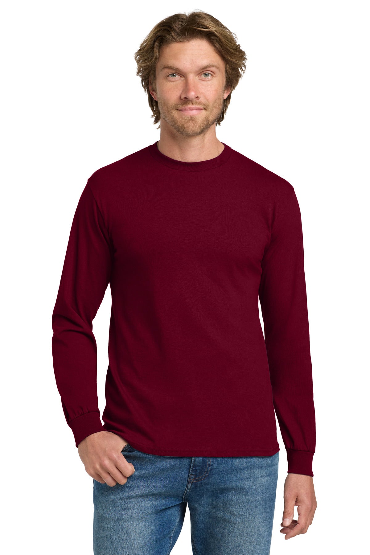 Gildan Heavy Cotton 100% Cotton Long Sleeve T-Shirt 5400