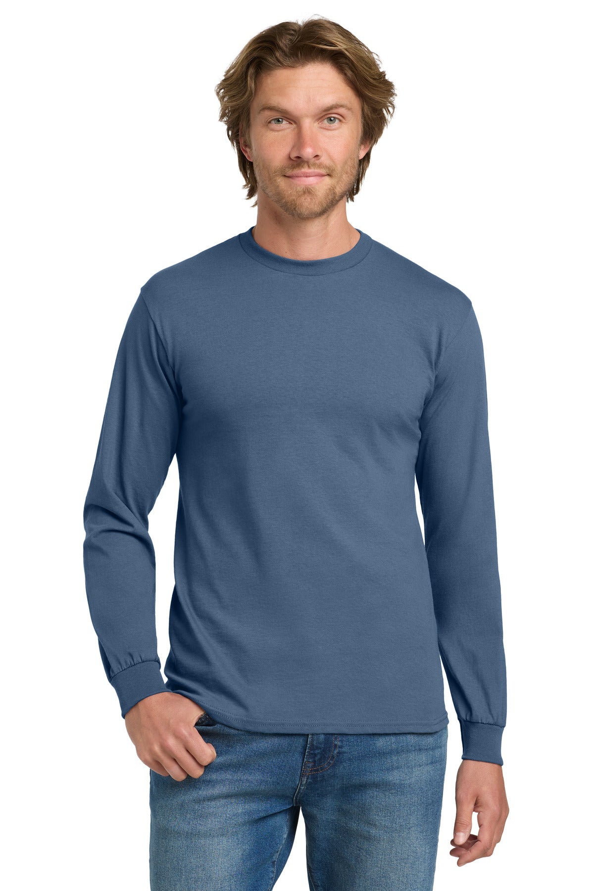 Gildan Heavy Cotton 100% Cotton Long Sleeve T-Shirt 5400