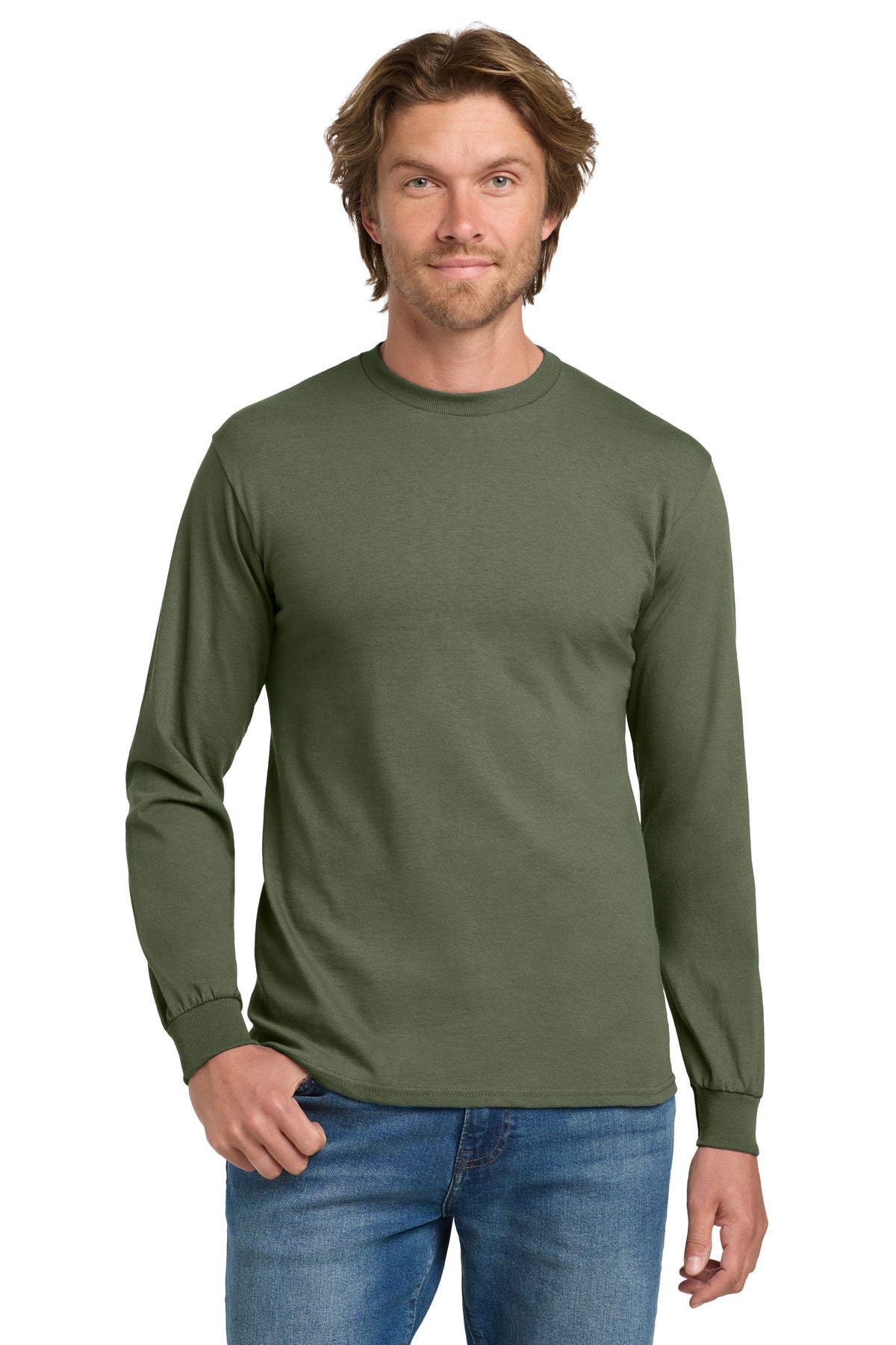 Gildan Heavy Cotton 100% Cotton Long Sleeve T-Shirt 5400