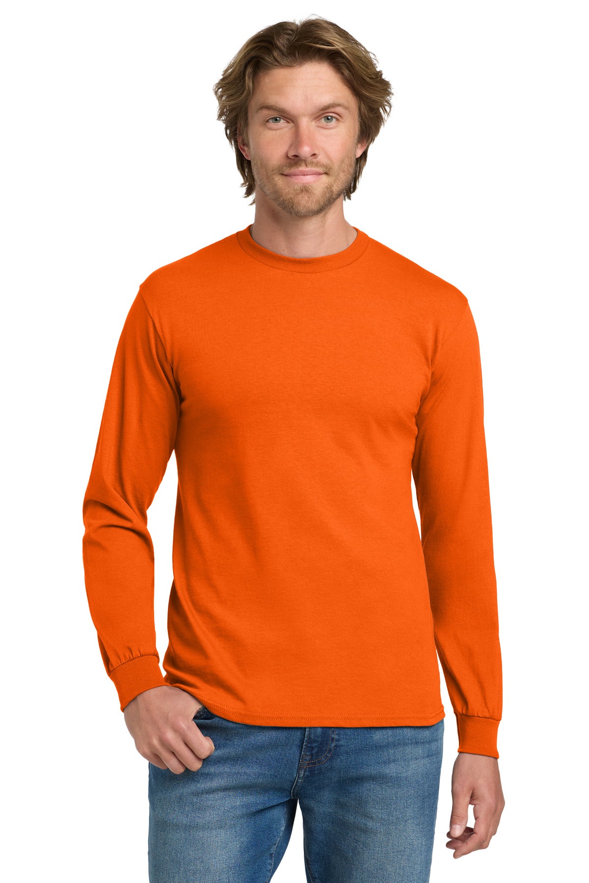 Gildan Heavy Cotton 100% Cotton Long Sleeve T-Shirt 5400