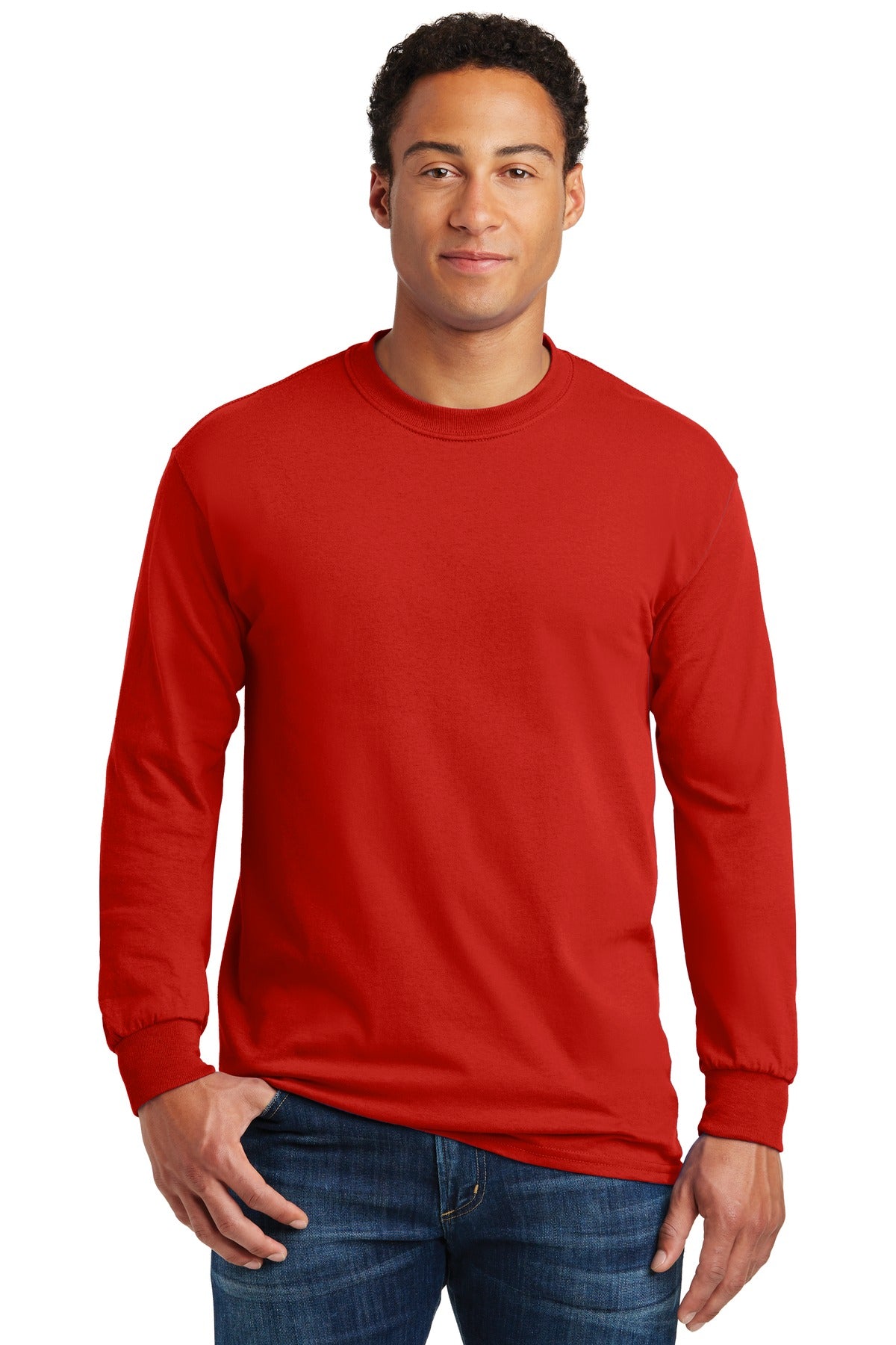 Gildan Heavy Cotton 100% Cotton Long Sleeve T-Shirt 5400