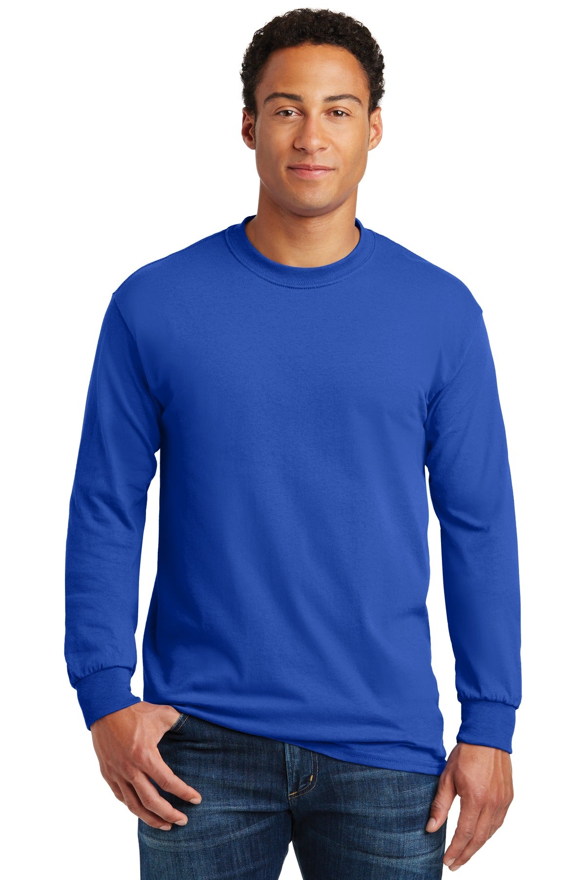 Gildan Heavy Cotton 100% Cotton Long Sleeve T-Shirt 5400