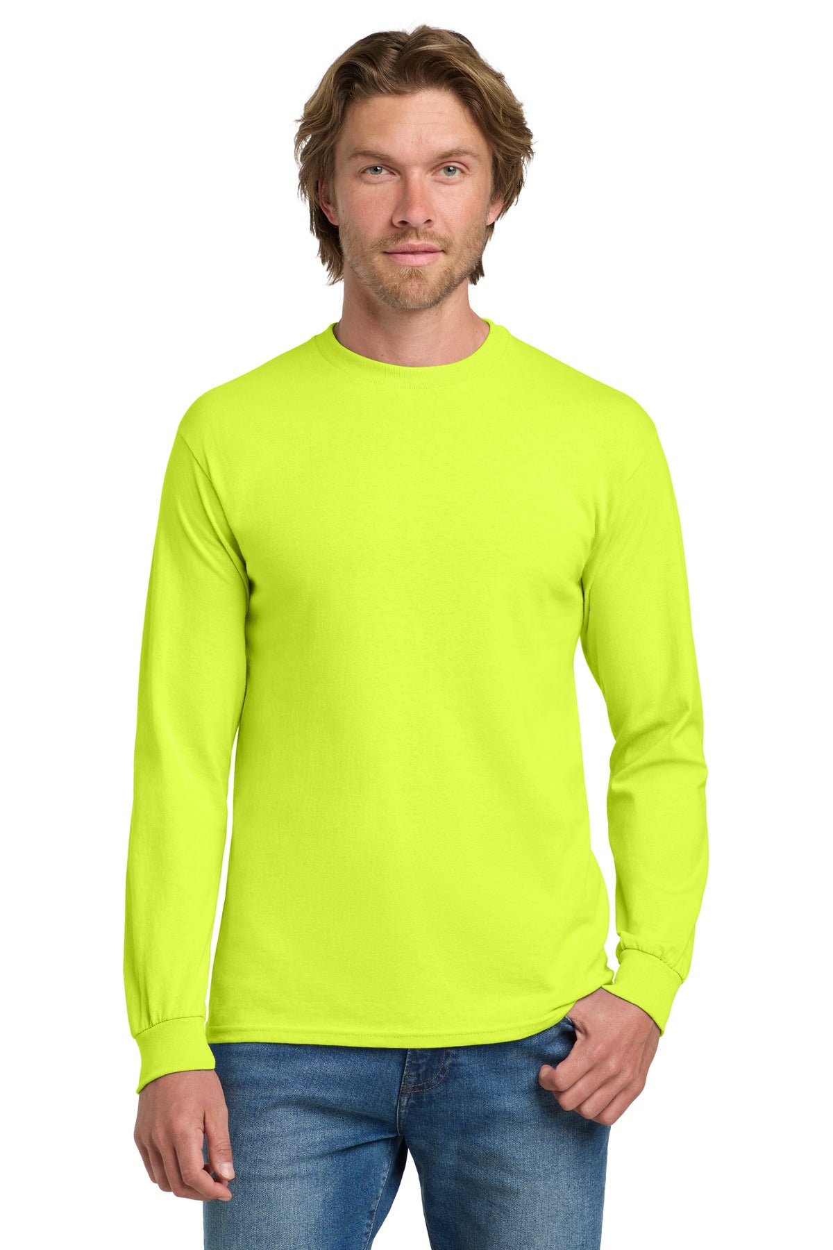 Gildan Heavy Cotton 100% Cotton Long Sleeve T-Shirt 5400