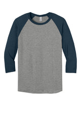 Jerzees Unisex Premium Blend Combed Ring Spun 3/4-Sleeve Raglan 560R