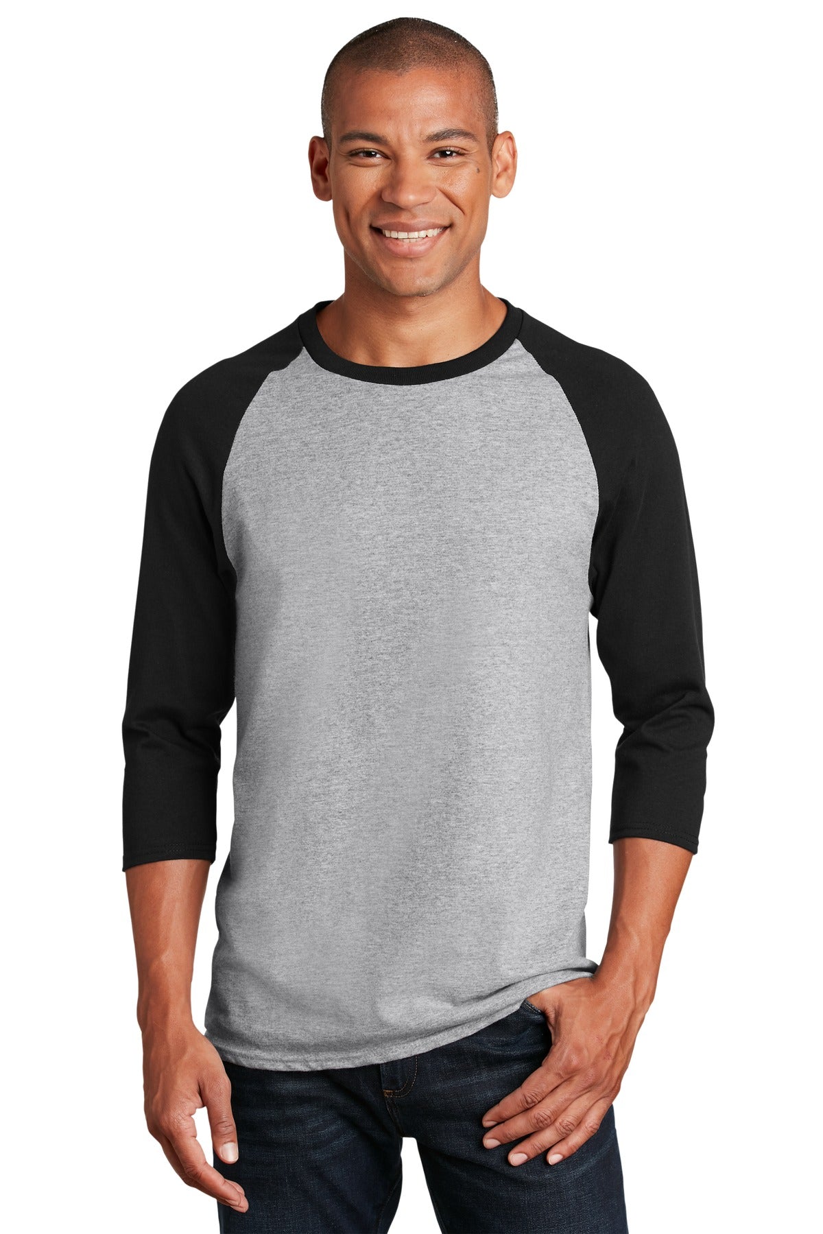 Gildan Heavy Cotton 3/4-Sleeve Raglan T-Shirt 5700