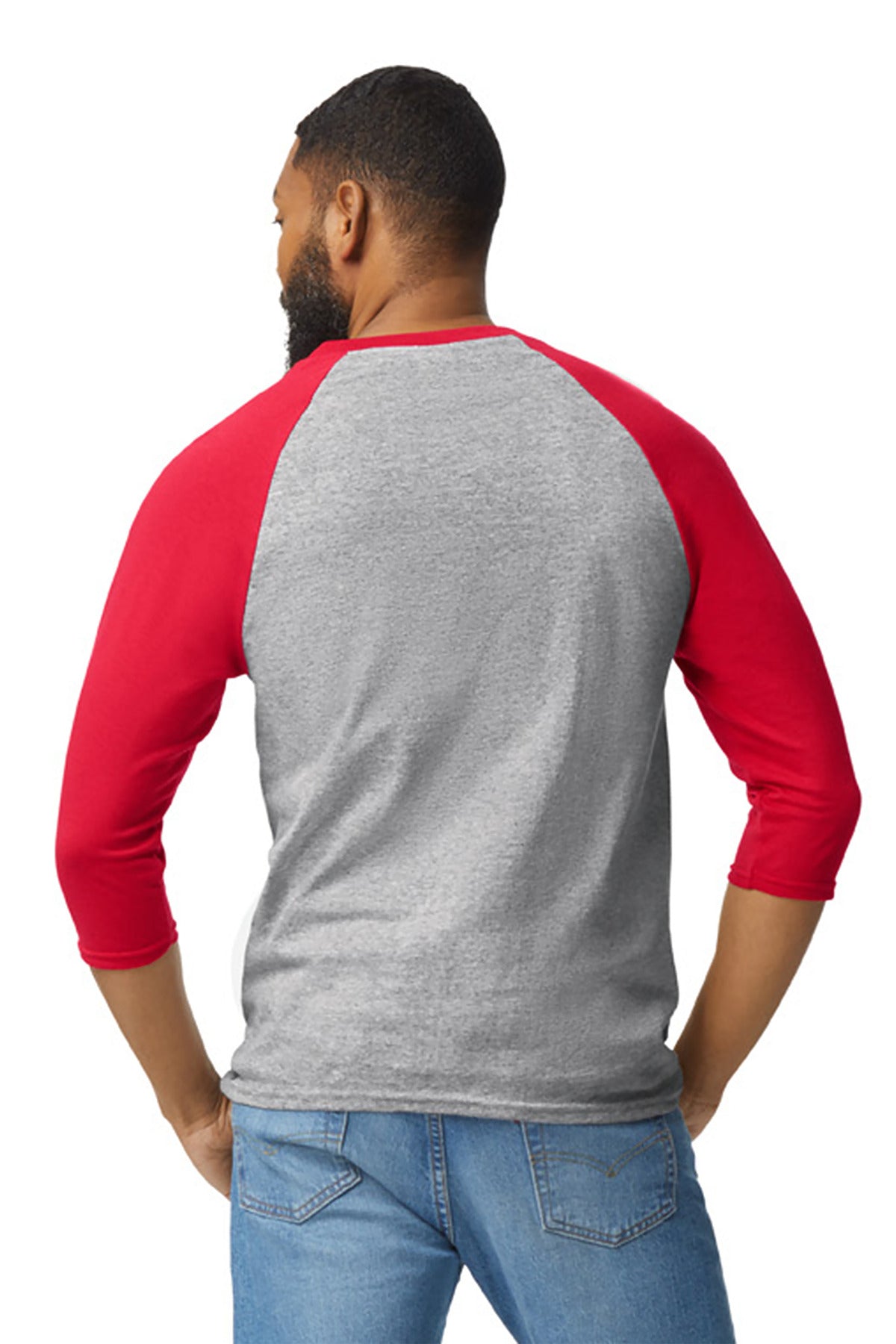 Gildan Heavy Cotton 3/4-Sleeve Raglan T-Shirt 5700