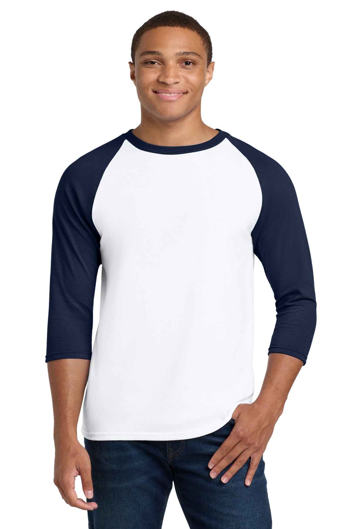 Gildan Heavy Cotton 3/4-Sleeve Raglan T-Shirt 5700