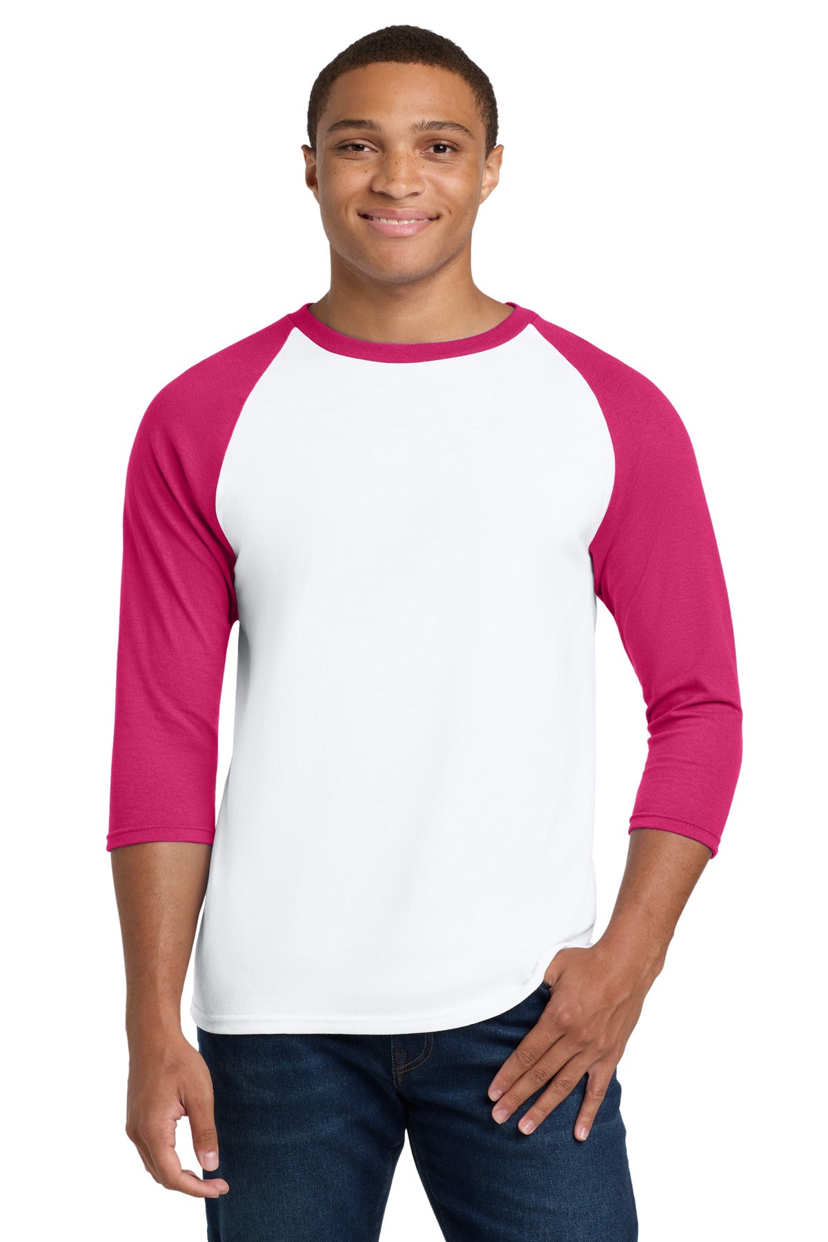 Gildan Heavy Cotton 3/4-Sleeve Raglan T-Shirt 5700