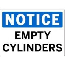 Notice - Empty Cylinders