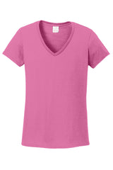 Gildan Women's Heavy Cotton 100% Cotton V-Neck T-Shirt 5V00L