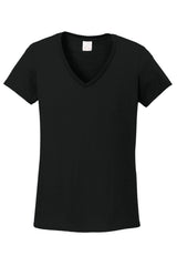 Gildan Women's Heavy Cotton 100% Cotton V-Neck T-Shirt 5V00L