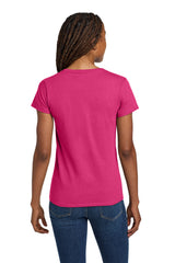 Gildan Women's Heavy Cotton 100% Cotton V-Neck T-Shirt 5V00L