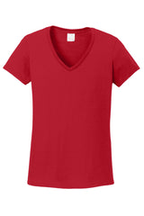 Gildan Women's Heavy Cotton 100% Cotton V-Neck T-Shirt 5V00L
