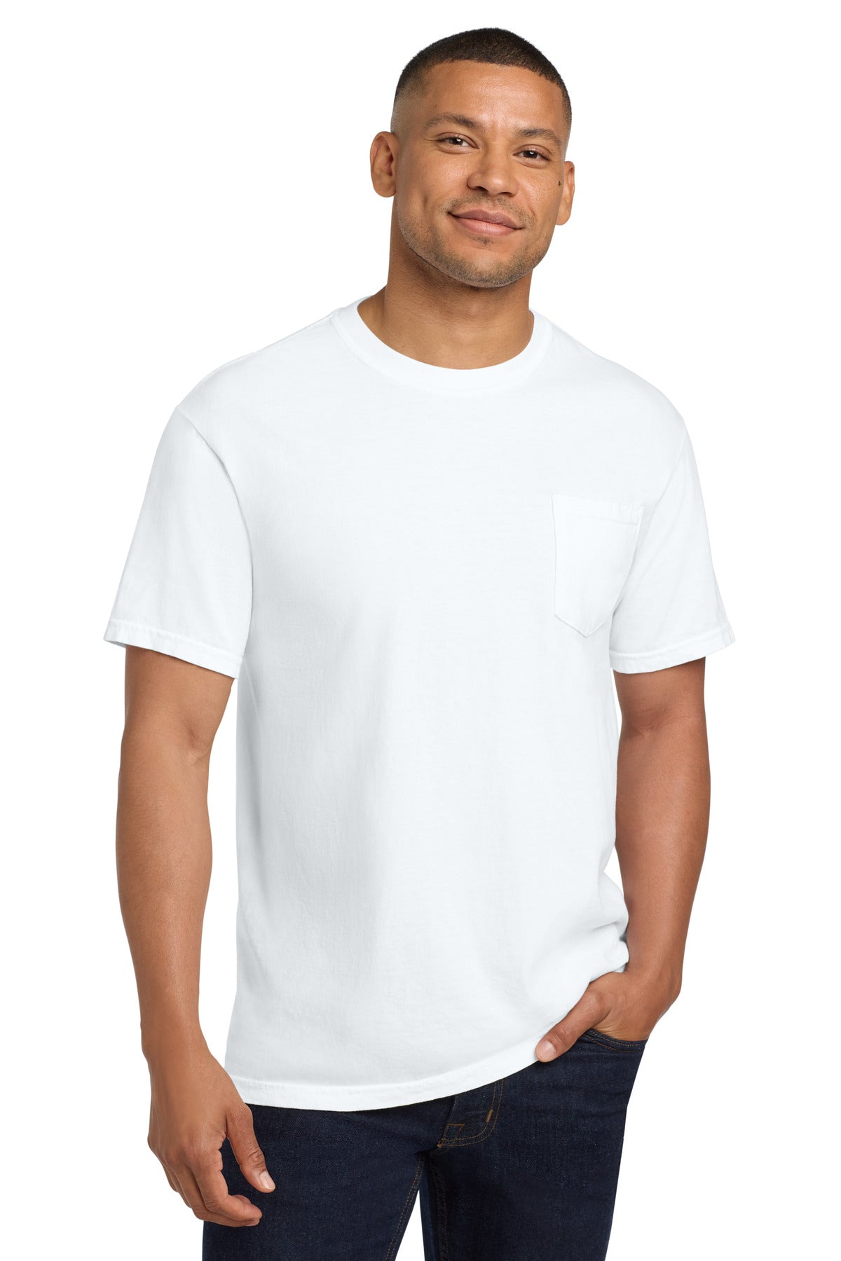 COMFORT COLORS  Heavyweight Ring Spun Pocket Tee 6030