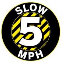 Slow 5 MPH Floor Graphic