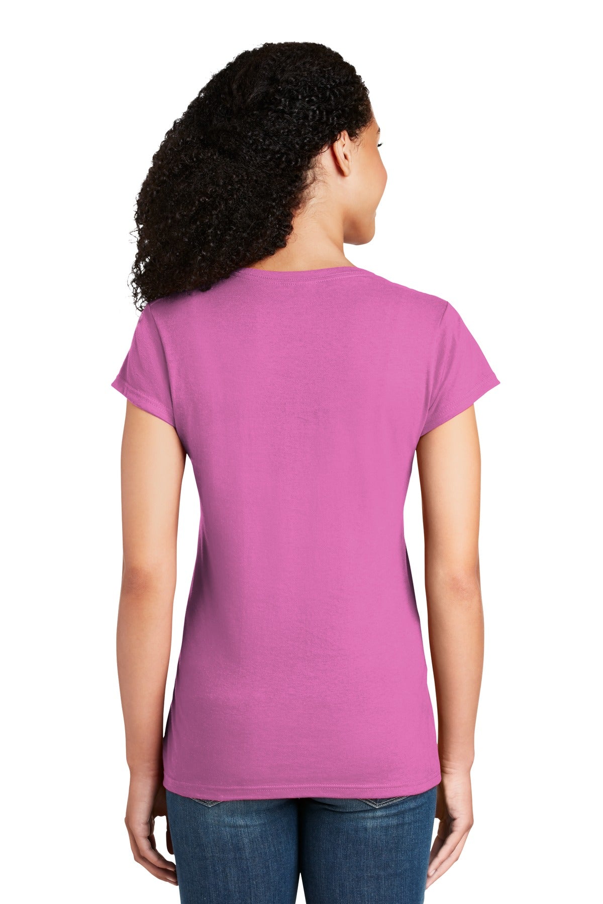 Gildan Softstyle Women's Fit V-Neck T-Shirt 64V00L