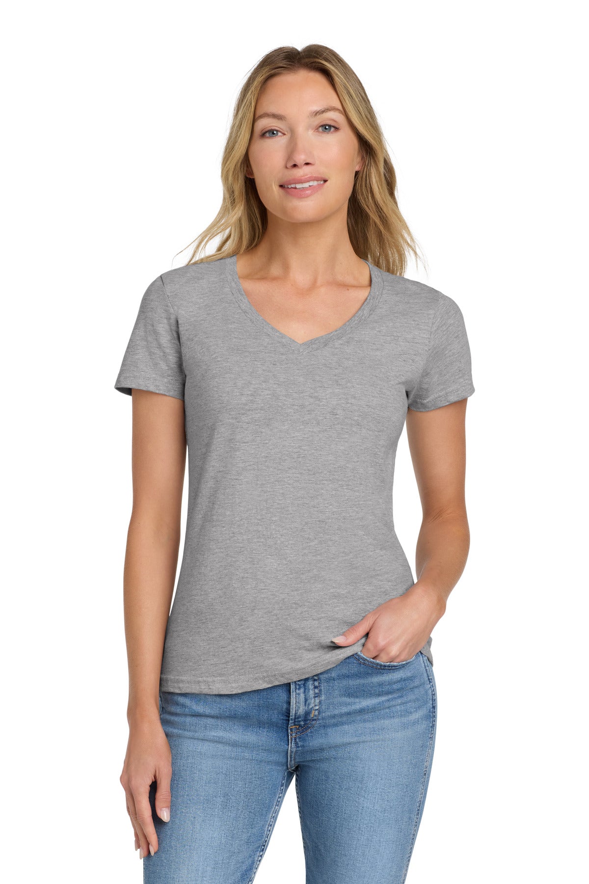 Gildan Softstyle Women's Fit V-Neck T-Shirt 64V00L