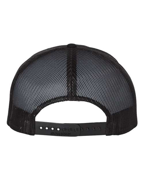 Wool Blend Flat Bill Trucker Cap