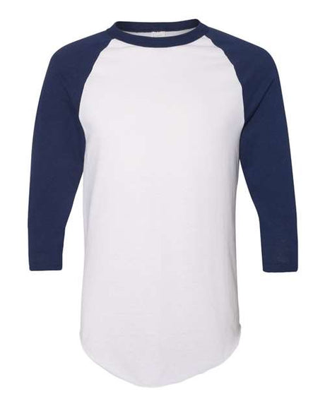 Unisex Three-Quarter Raglan Sleeve Baseball Jersey T-Shirt