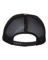 Garment Washed Printed Trucker Cap