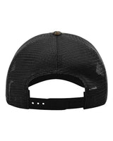 Garment Washed Printed Trucker Cap